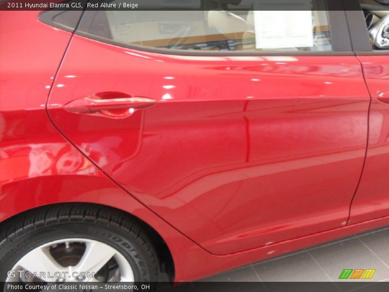 Red Allure / Beige 2011 Hyundai Elantra GLS