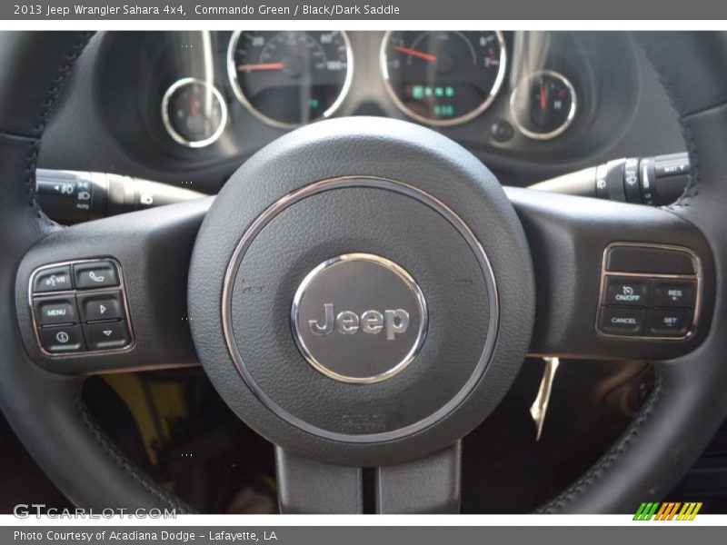 Commando Green / Black/Dark Saddle 2013 Jeep Wrangler Sahara 4x4