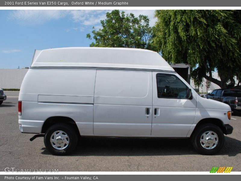 Oxford White / Medium Graphite 2001 Ford E Series Van E350 Cargo