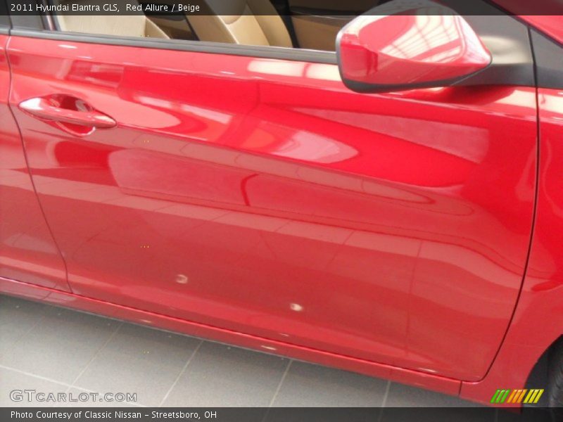 Red Allure / Beige 2011 Hyundai Elantra GLS