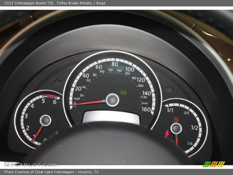 Toffee Brown Metallic / Beige 2013 Volkswagen Beetle TDI