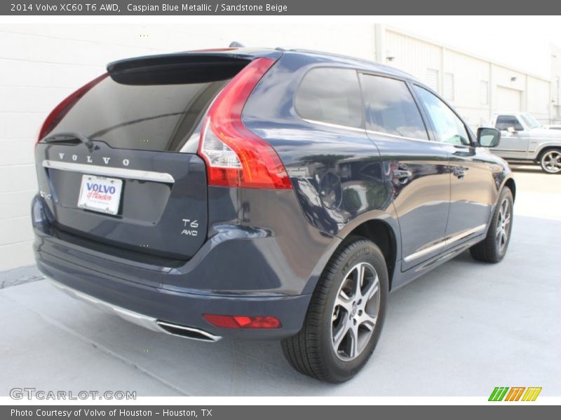 Caspian Blue Metallic / Sandstone Beige 2014 Volvo XC60 T6 AWD