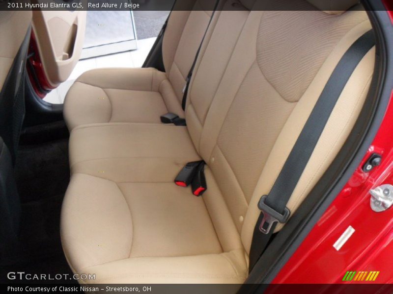 Red Allure / Beige 2011 Hyundai Elantra GLS