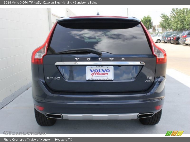 Caspian Blue Metallic / Sandstone Beige 2014 Volvo XC60 T6 AWD