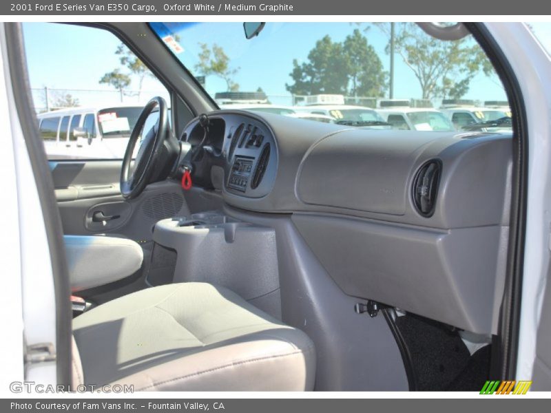 Oxford White / Medium Graphite 2001 Ford E Series Van E350 Cargo