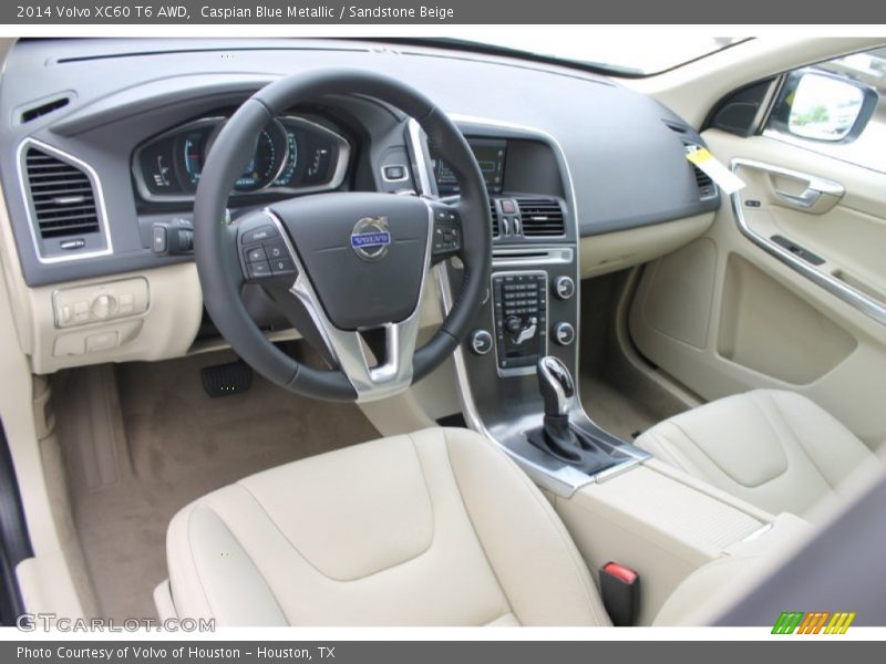  2014 XC60 T6 AWD Sandstone Beige Interior