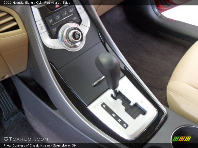 Red Allure / Beige 2011 Hyundai Elantra GLS