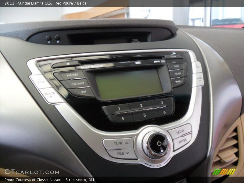 Red Allure / Beige 2011 Hyundai Elantra GLS
