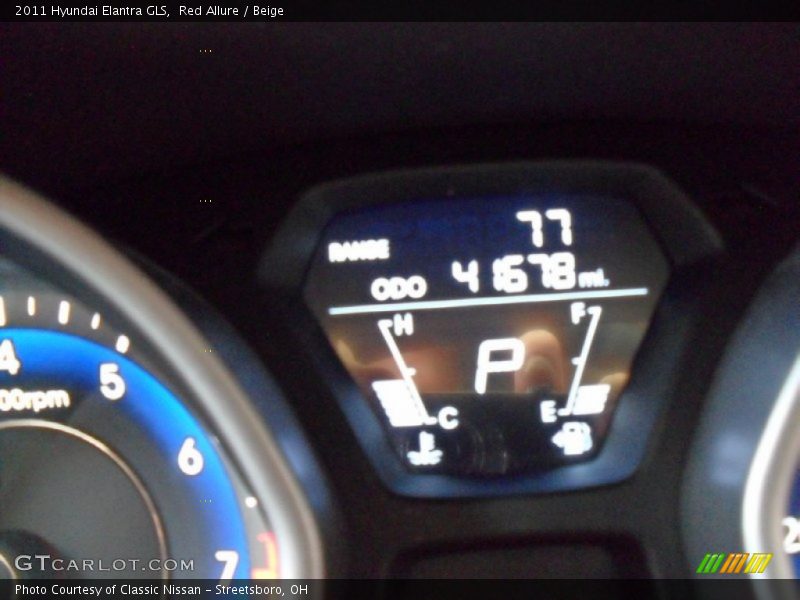 Red Allure / Beige 2011 Hyundai Elantra GLS