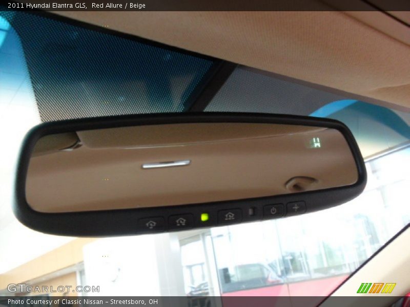 Red Allure / Beige 2011 Hyundai Elantra GLS