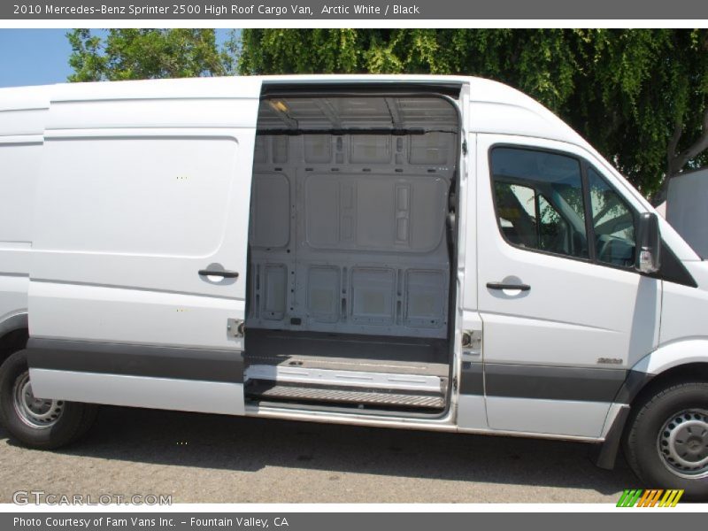 Arctic White / Black 2010 Mercedes-Benz Sprinter 2500 High Roof Cargo Van