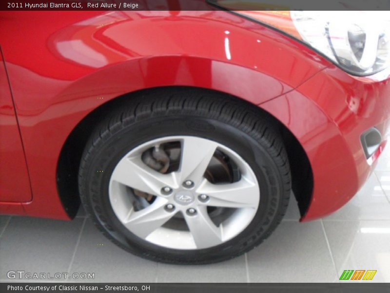 Red Allure / Beige 2011 Hyundai Elantra GLS