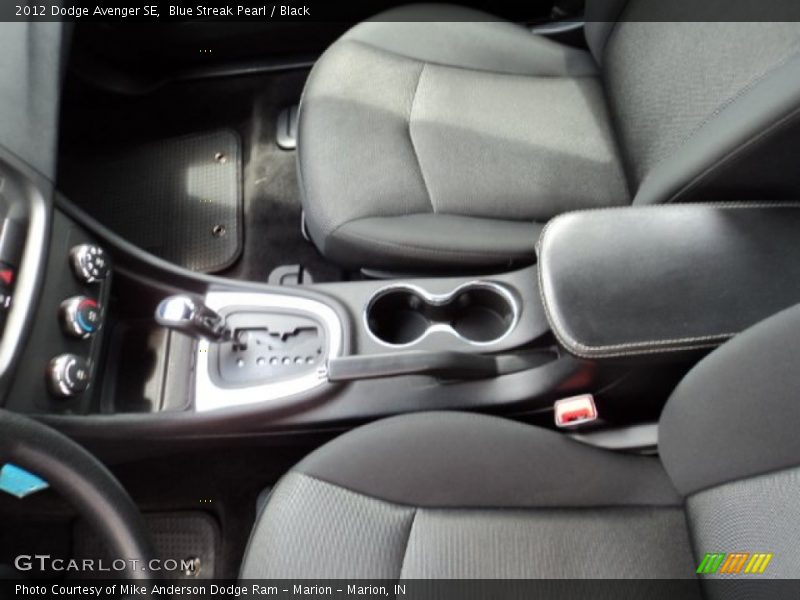 Blue Streak Pearl / Black 2012 Dodge Avenger SE