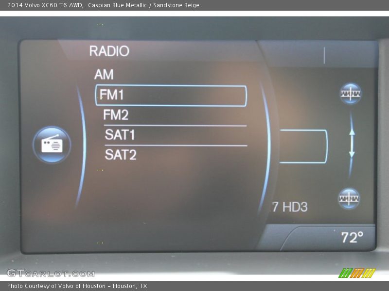 Caspian Blue Metallic / Sandstone Beige 2014 Volvo XC60 T6 AWD