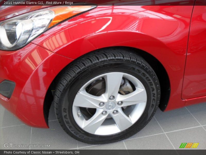 Red Allure / Beige 2011 Hyundai Elantra GLS