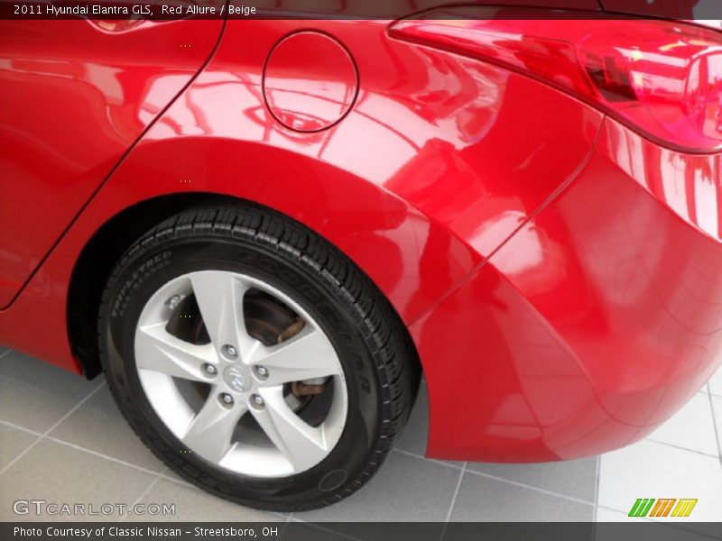 Red Allure / Beige 2011 Hyundai Elantra GLS
