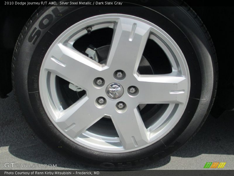 Silver Steel Metallic / Dark Slate Gray 2010 Dodge Journey R/T AWD