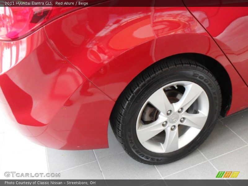 Red Allure / Beige 2011 Hyundai Elantra GLS