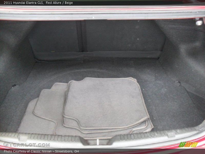Red Allure / Beige 2011 Hyundai Elantra GLS