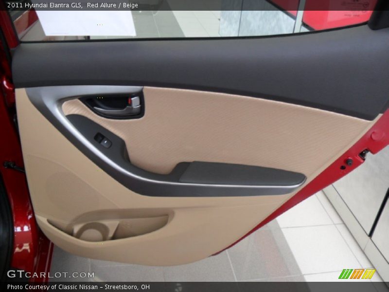 Red Allure / Beige 2011 Hyundai Elantra GLS