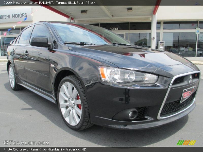 Tarmac Black Pearl / Black 2009 Mitsubishi Lancer RALLIART