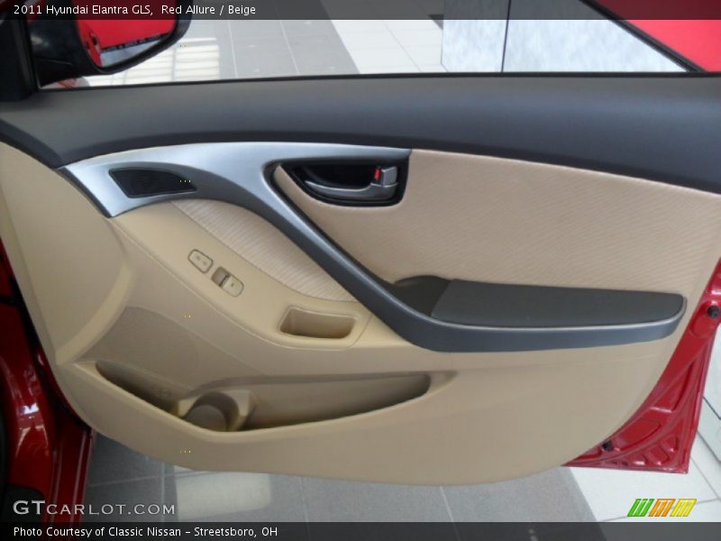 Red Allure / Beige 2011 Hyundai Elantra GLS
