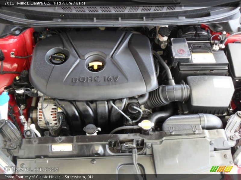 Red Allure / Beige 2011 Hyundai Elantra GLS