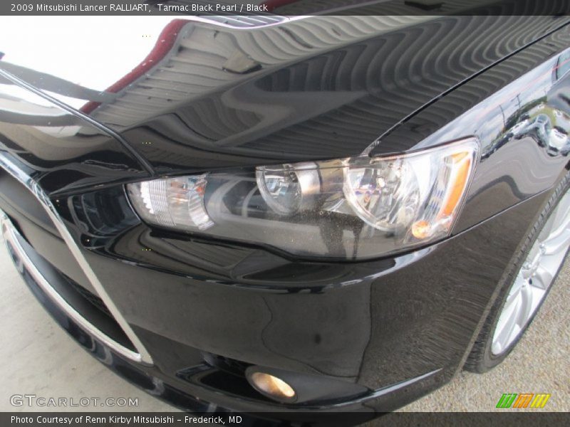 Tarmac Black Pearl / Black 2009 Mitsubishi Lancer RALLIART