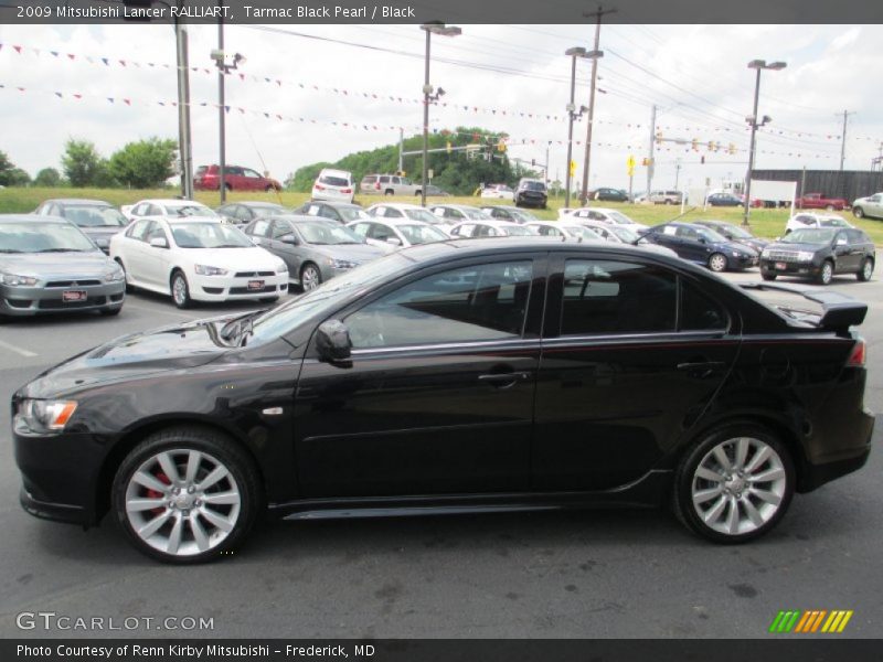 Tarmac Black Pearl / Black 2009 Mitsubishi Lancer RALLIART