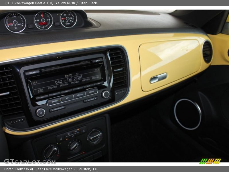 Yellow Rush / Titan Black 2013 Volkswagen Beetle TDI