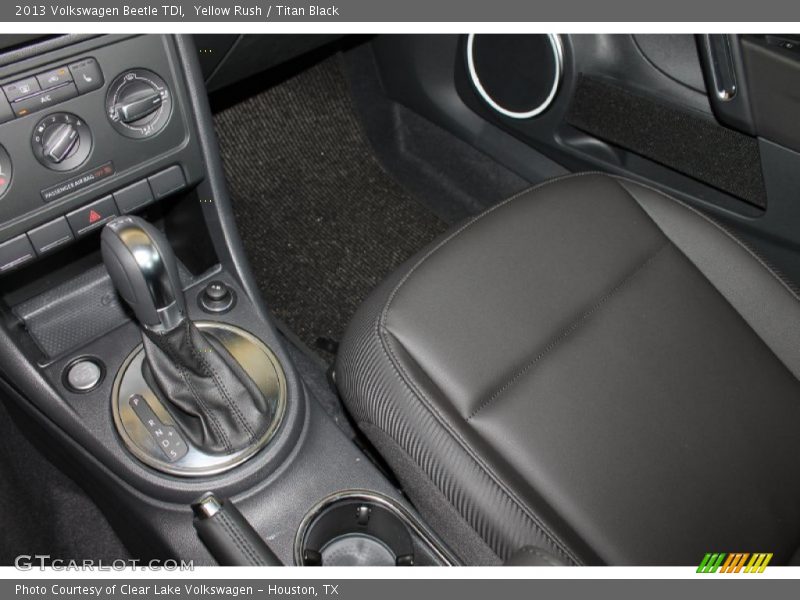 Yellow Rush / Titan Black 2013 Volkswagen Beetle TDI