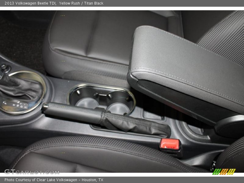 Yellow Rush / Titan Black 2013 Volkswagen Beetle TDI