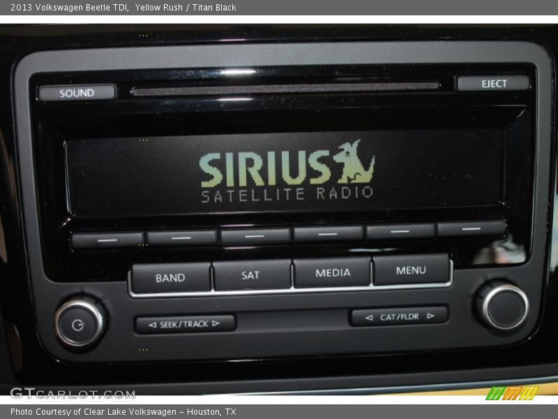 Yellow Rush / Titan Black 2013 Volkswagen Beetle TDI