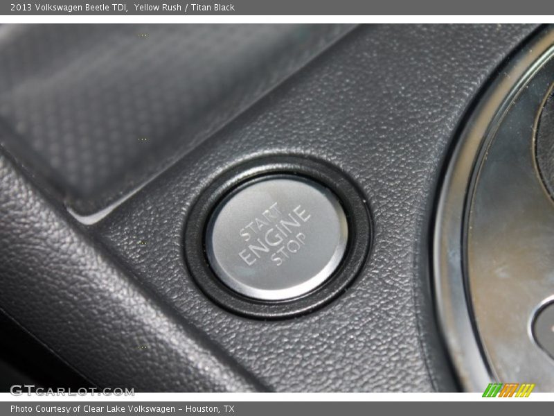 Yellow Rush / Titan Black 2013 Volkswagen Beetle TDI