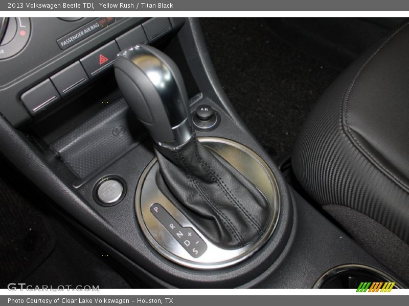 Yellow Rush / Titan Black 2013 Volkswagen Beetle TDI