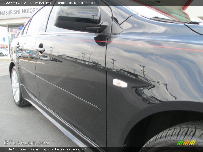 Tarmac Black Pearl / Black 2009 Mitsubishi Lancer RALLIART