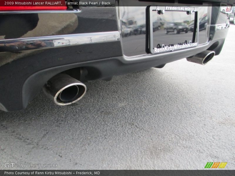 Tarmac Black Pearl / Black 2009 Mitsubishi Lancer RALLIART