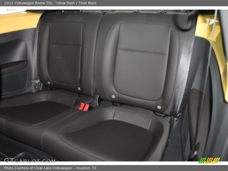 Yellow Rush / Titan Black 2013 Volkswagen Beetle TDI