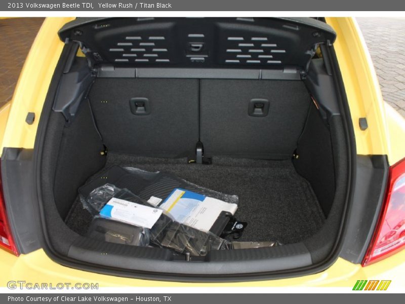 Yellow Rush / Titan Black 2013 Volkswagen Beetle TDI