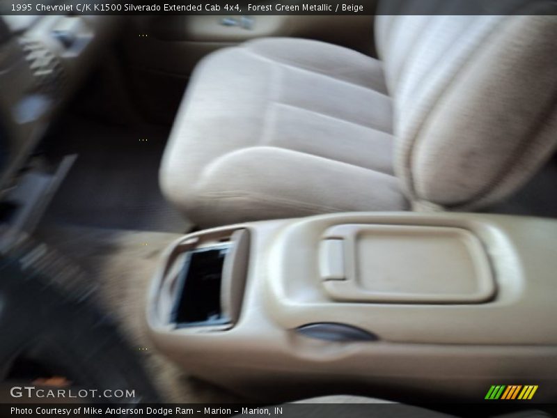 Forest Green Metallic / Beige 1995 Chevrolet C/K K1500 Silverado Extended Cab 4x4