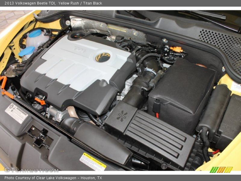 Yellow Rush / Titan Black 2013 Volkswagen Beetle TDI