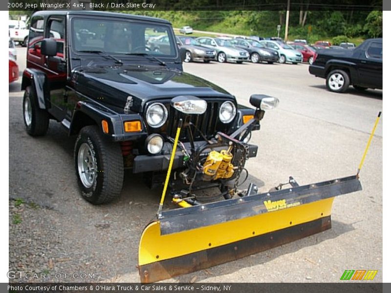 Black / Dark Slate Gray 2006 Jeep Wrangler X 4x4