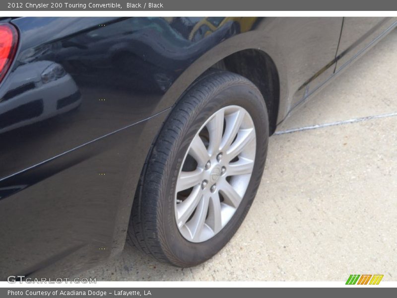 Black / Black 2012 Chrysler 200 Touring Convertible