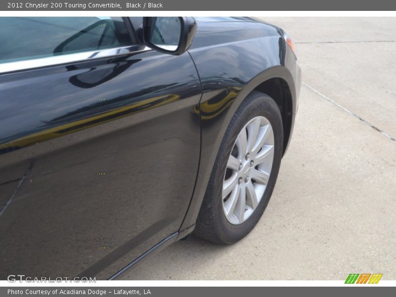 Black / Black 2012 Chrysler 200 Touring Convertible