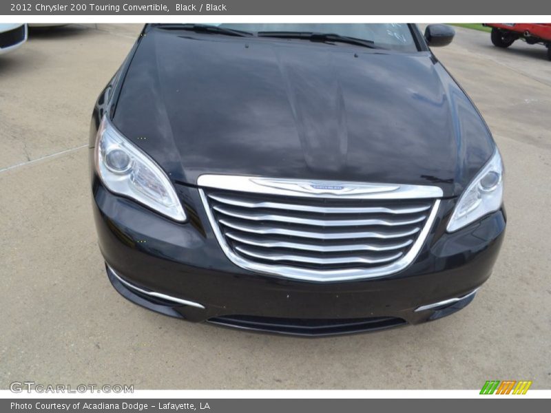 Black / Black 2012 Chrysler 200 Touring Convertible