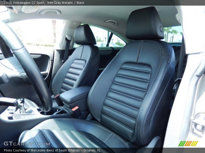 Iron Gray Metallic / Black 2012 Volkswagen CC Sport