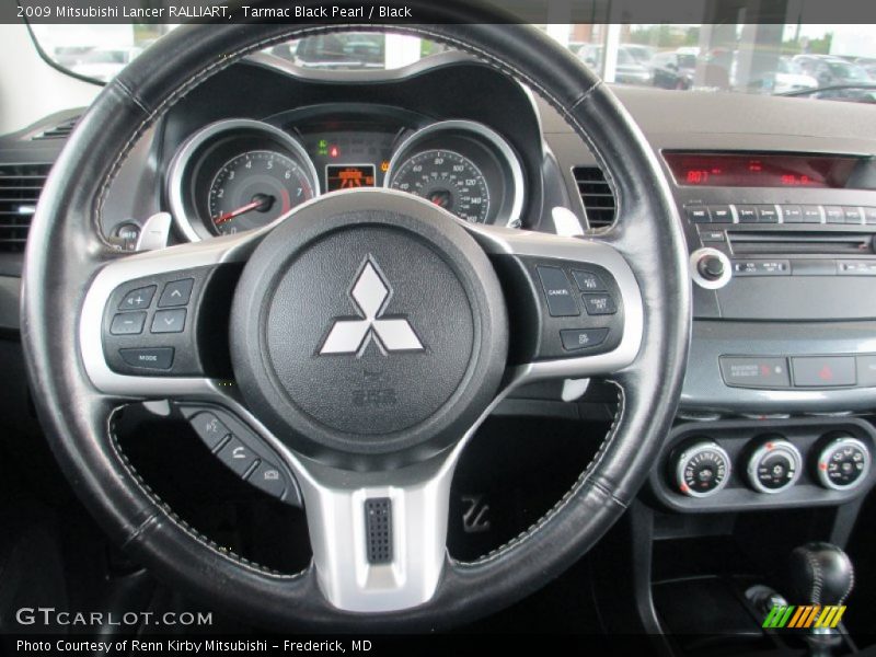 Tarmac Black Pearl / Black 2009 Mitsubishi Lancer RALLIART