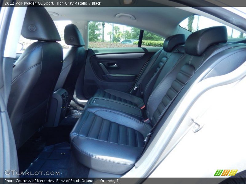 Iron Gray Metallic / Black 2012 Volkswagen CC Sport