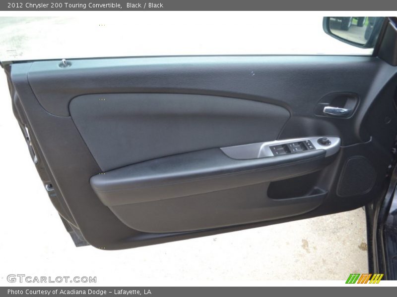Black / Black 2012 Chrysler 200 Touring Convertible