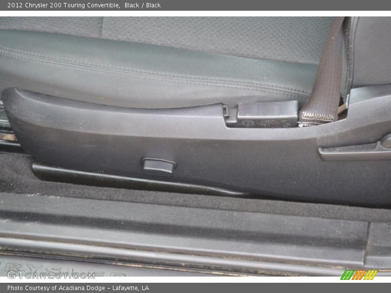 Black / Black 2012 Chrysler 200 Touring Convertible